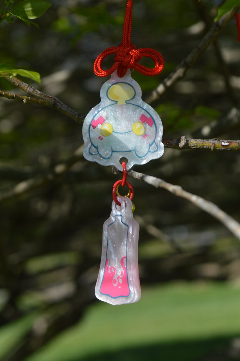 mothmints's tweet photo. chimecho omamori-style charms also came in this week! shop link in bio, see you guys at anyc later this year! #pokemon ✨ https://t.co/fHduaJu1mj