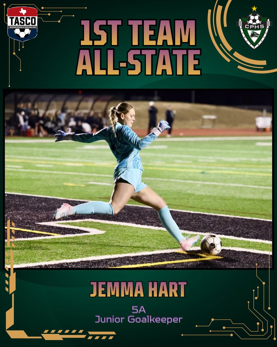 CPHSWomenSoccer's tweet image. Congrats to Jemma Hart, Grace Slaughter, and Blake Gilkey for receiving all state and all region awards from Tasco!

#cpdna #ubuntu

@CoachQCPProud @var_austin @varsity_news @ASJSportsATX @coach_pearce @tascosoccer @thefalse9tx