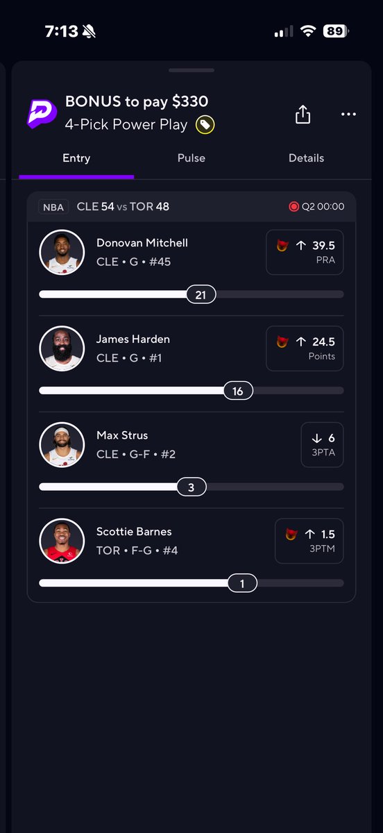 aylenaxkerman's tweet photo. Isn’t Scottie Barnes at 3, 3PTM? Is @PrizePicks glitching or sum? #nbaplayoffs #basketballbetting #nba #prizepicks https://t.co/AQBTgY3GgV