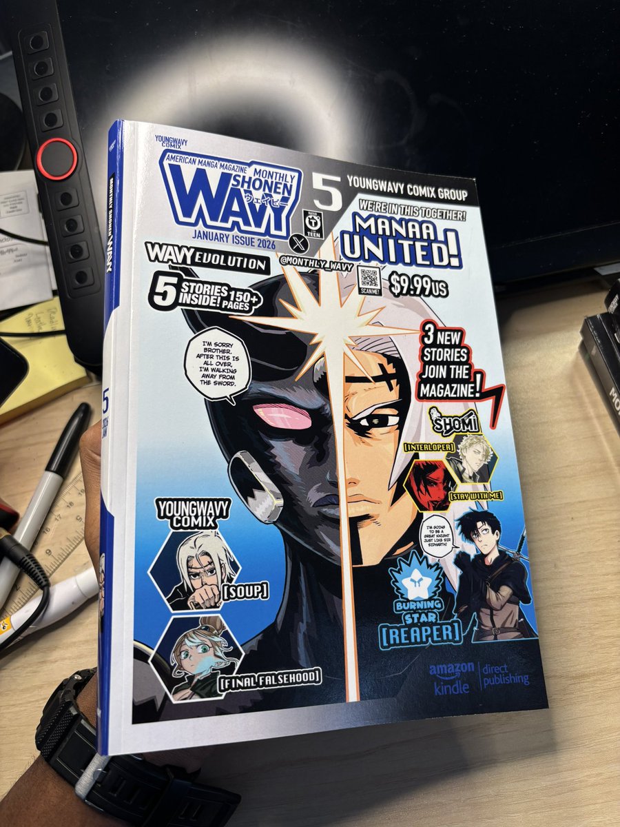 MONTHLY SHONEN WAVY tweet media