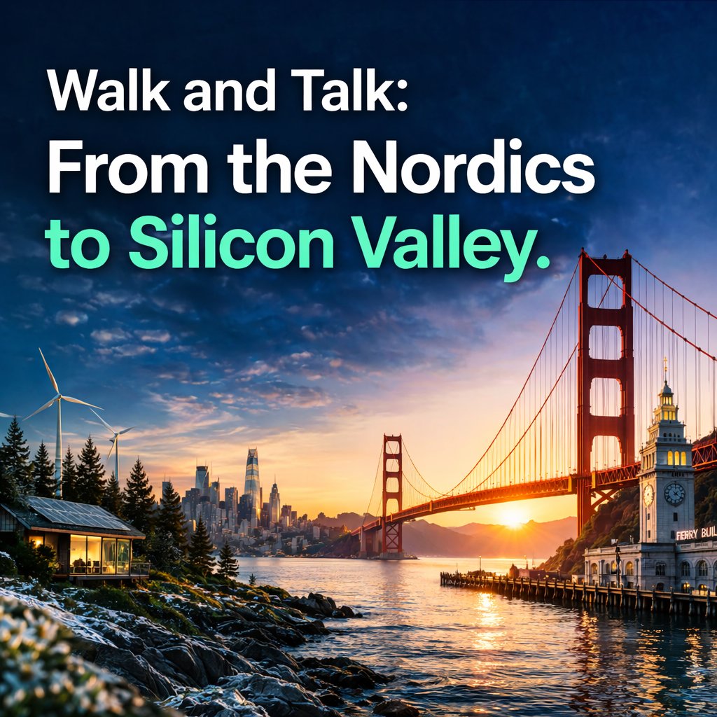 larsling's tweet photo. Morning Walk & Talk — From the Nordics to Silicon Valley about #Energy #Resilience #AI and Smart Water.

​Join us for an early morning walk with founders, investors, and curious minds during Nordic Impact Week.

​This is the launch of Nordic Impact Week Silicon Valley 2026, which will be held during San Francisco Climate Week.

​ San Francisco Maritime Museum
🕖 Tuesday, April 21 | 6:45 AM
​We’ll walk, talk, and connect around what truly matters:

​Focus on Energy Resilience and AI's opportunity and:
​🌍 #Entrepreneurship, #scale-ups & global thinking.
🧠 #Life, purpose, and what really drives us
⚡ And yes — a bit of fun along the way

​From the #Nordics to #Silicon Valley — this is where ideas meet reality, and conversations turn into opportunities.

​Just show up. Bring your energy.

Sign up: https://t.co/r9Wdpr07OY

Part of @nordicimpact Week launch during @SFClimateWeek  Climate Week

@EnergyVaasa @KvarkenCouncil @univaasa 
#nordics #siliconvalley #energy #transition #resilience #sanfrancisco #ai #smartwater #calejo #wasafuturefestival #vaasa #california