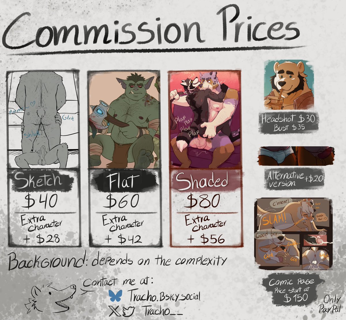 Tracho | Comms OPEN!!! tweet media
