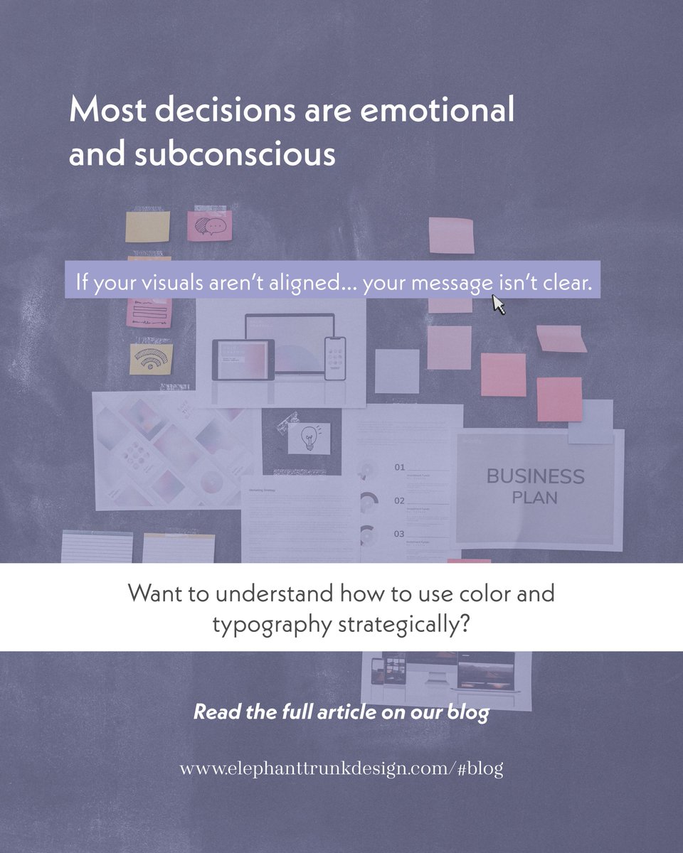 ETDesignTX's tweet photo. Color creates emotion. Typography sets the tone.

Together, they help your brand feel clear, recognizable, and trustworthy. Learn how to use both strategically on our blog. https://t.co/1XxLuinuhB
