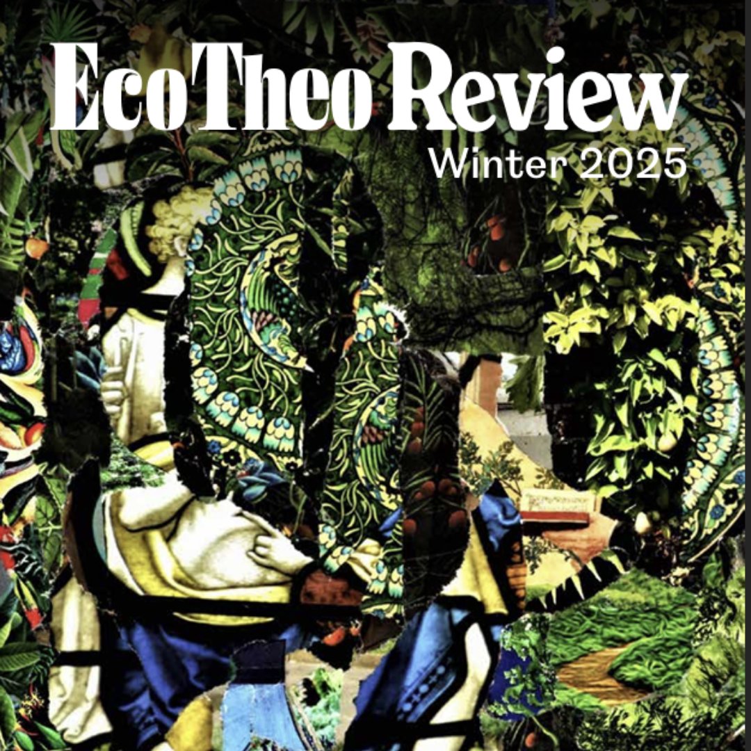 ecotheo's tweet photo. Cover revealed: EcoTheo Review Winter 2025! This edition has cover art by Janina Aza Karpinska, as well as prose by Gregory Greevy and Maya Rose, poetry from SM Badawi and many others, art by Moey Hewitt, Jennifer Case, and many more! To purchase, click the link in our bio. https://t.co/GgLXVph4VB