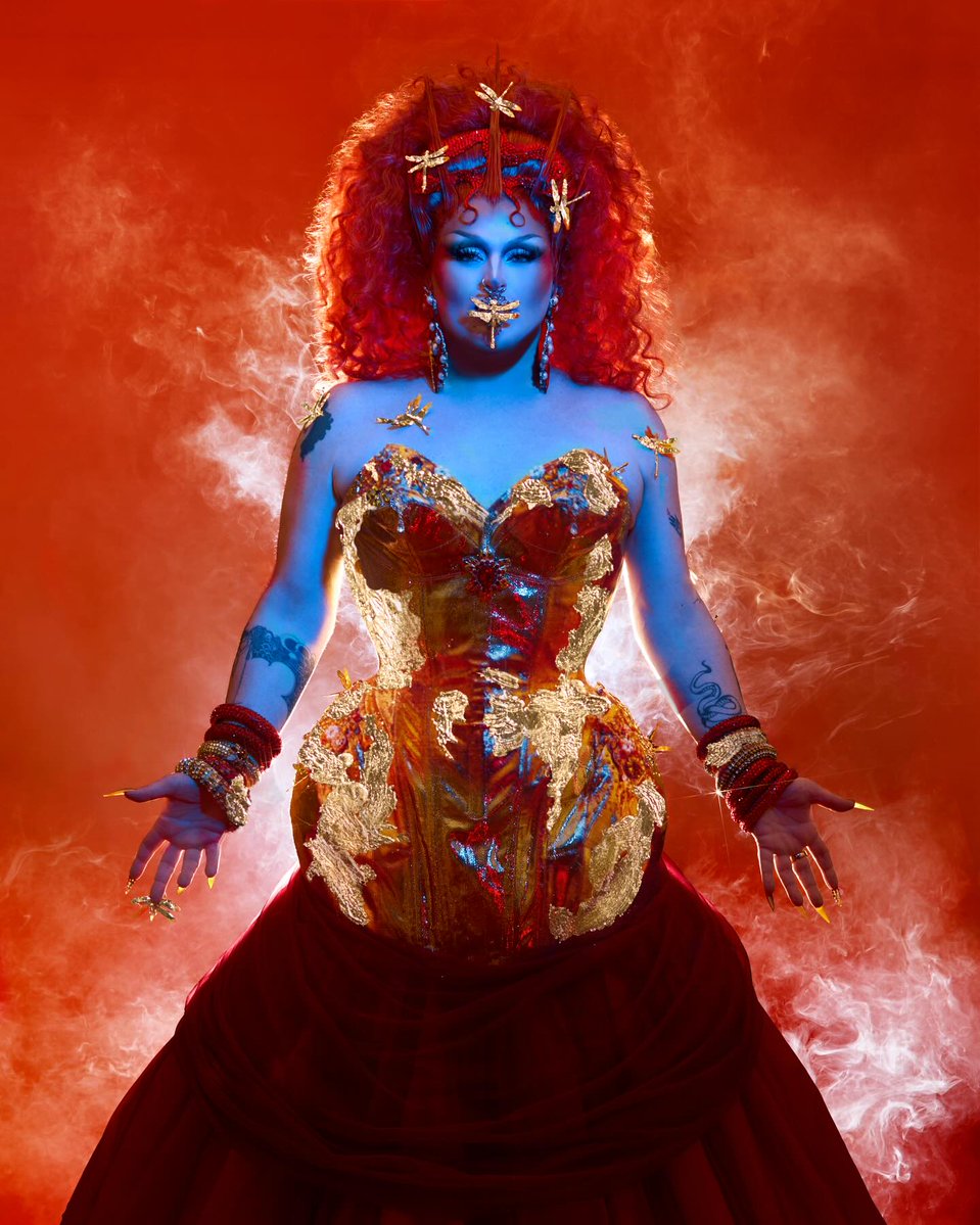 Jane Don't stuns in her 'Finale Eleganza' look for #DragRace Season 18.