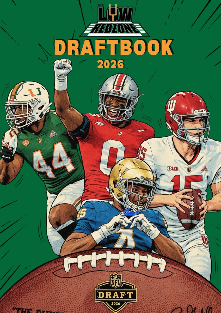 SiClancy's tweet photo. And you can still order the 2026 Low Redzone DraftBook. 3,000+ players covered. 350 full reports. Plus all the background information you could ever need. Email: thelowredzone@gmail.com for your copy. https://t.co/jU26jtp3HJ