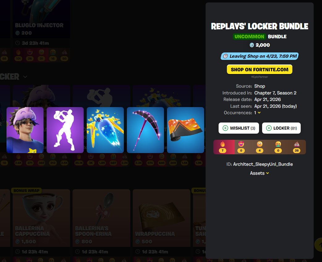 _Sin_Pie's tweet image. Replay's Locker Bundle. Robo-Ray and Lok-Bot skins now in shop. Batman Zero, Deathstroke Zero and Catwoman Zero Bundles returned as well as Batmobile (1989). No V-buck mission. Looking for a creator code to use? How about @imamy1999 's code? (Code: mamy99) Cheers! #Ad #Fortnite