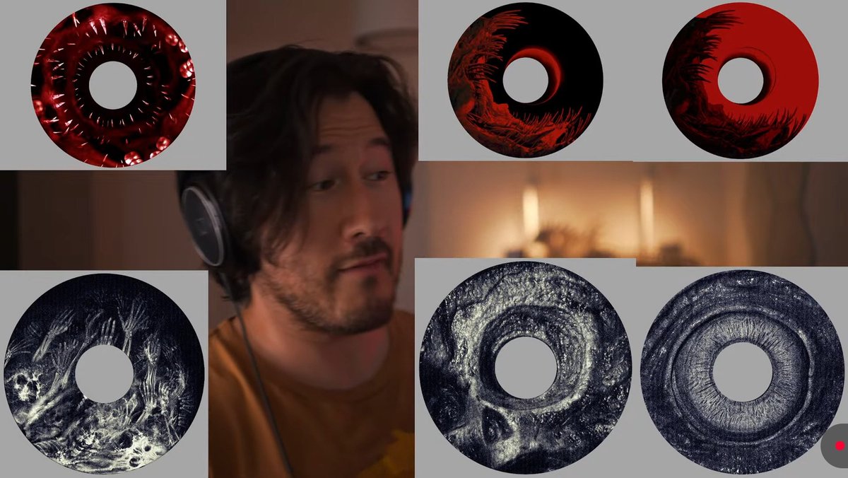 Mark just showed the designs they're deciding on for the DVDs/ Blue-rays, THESE ARE SO COOL OMFG