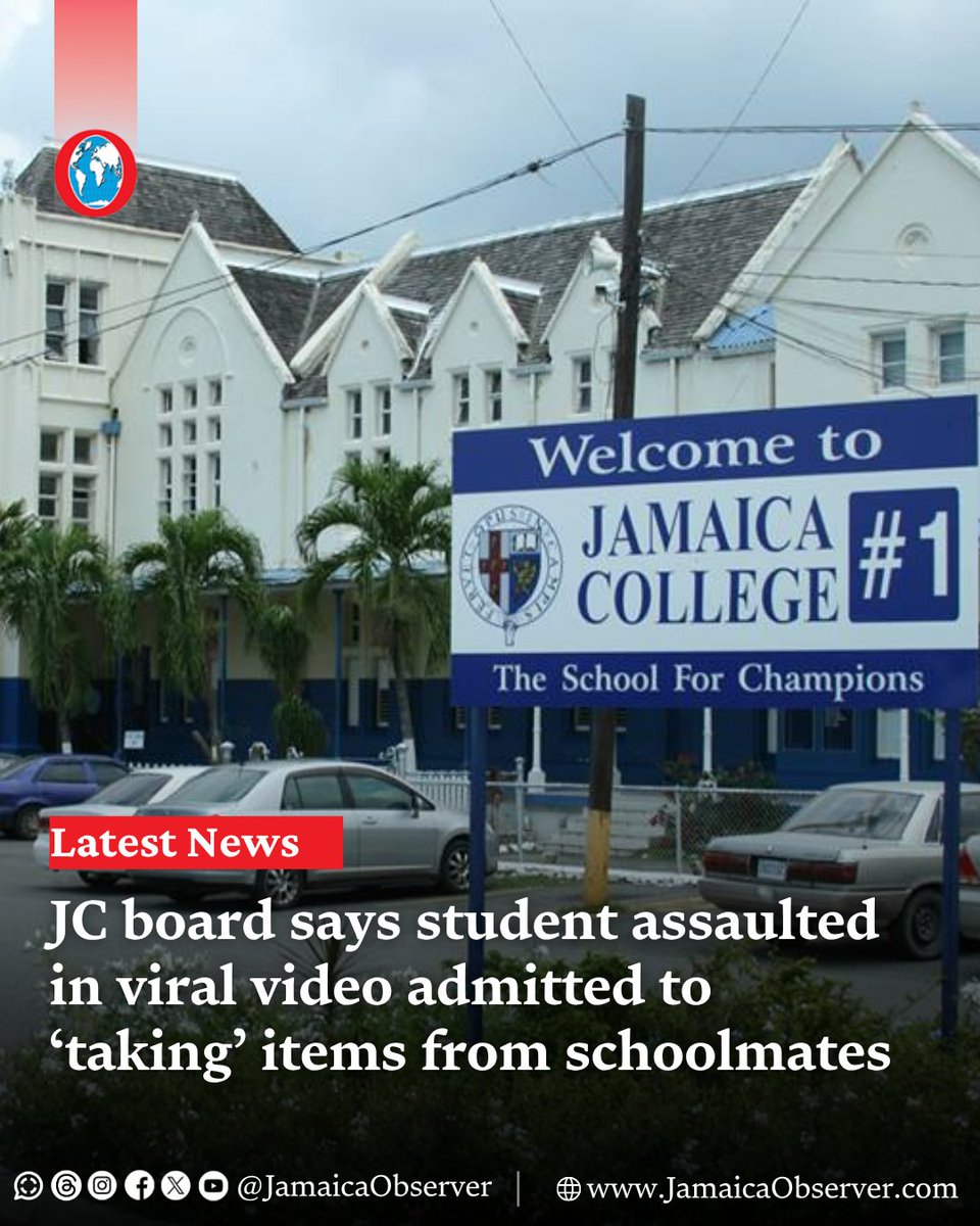 Jamaica College (JC) says following investigations, it has learned that the now-viral incident of a student slapping his schoolmate shown on video stemmed from a disagreement about stolen items.

In a statement late Monday, the JC Board of Management said the primary students