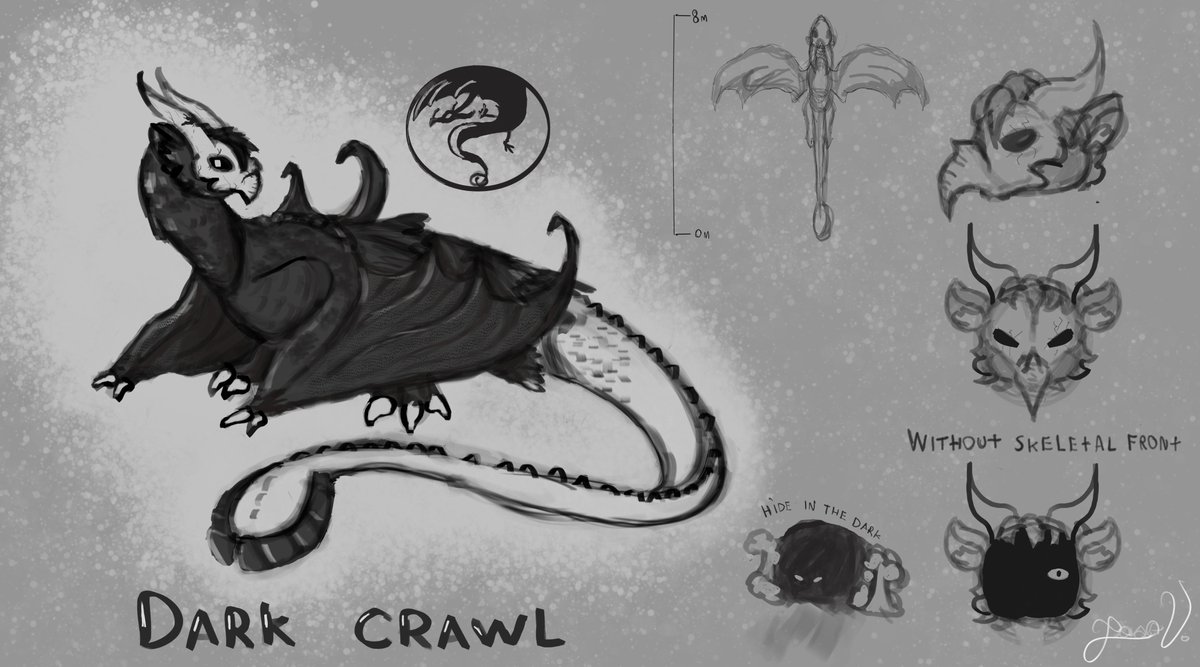 JoJocaloca's tweet photo. Decidi fazer uma versão dragão da pessoal do terror (principalmente do Coelho Rosa🐇) e comecei pelo Zedin

Dei um nome pra "espécie" dele (Dark Crawl) e algumas características especificas 🐉♟️

@Zedonho 
#zedin #ZedinArts #fanartㅤㅤㅤㅤ https://t.co/2YJX6M5mN5