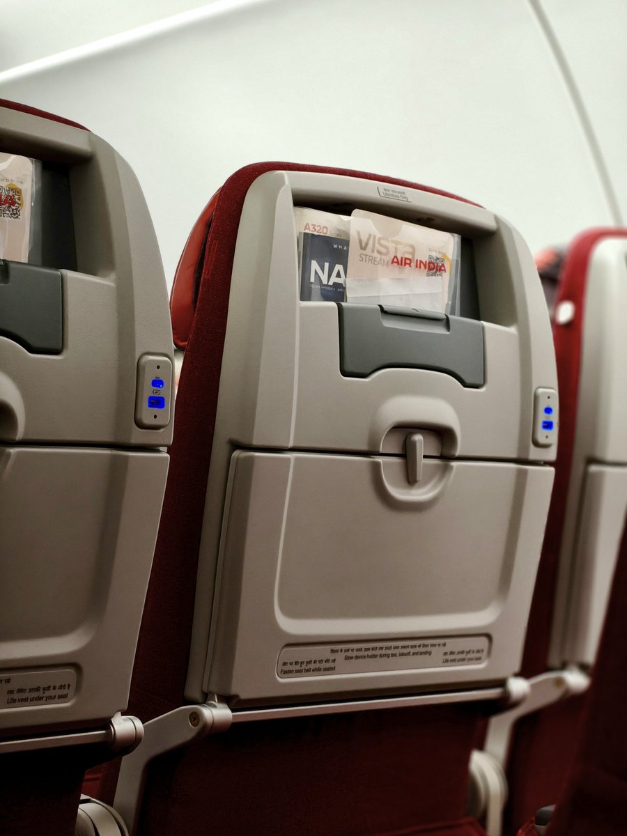 janam_parikh's tweet image. Let's take the morning shuttle service to AMD as a part of the new SOP with only 1.5 hrs of sleep. Thanks @airindia for the bump to Premium 😃😍✈️

AI493 | VT-EXR | A20N | FL290-310

#Avgeek #Aviation #AirIndia @AirIndia_News