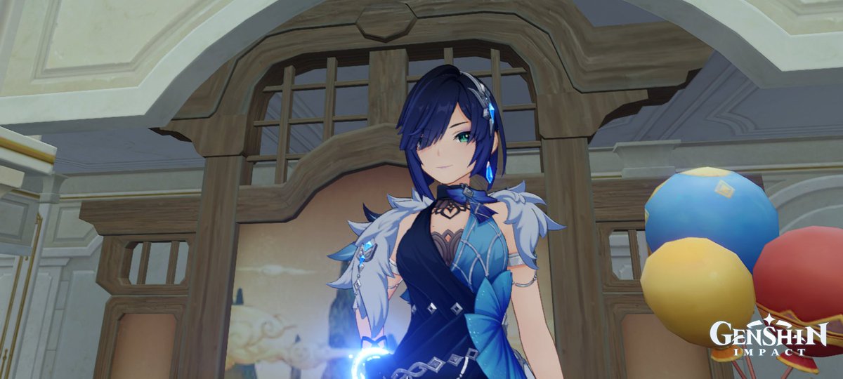 Happy birthday Yelan!!!!! 🎊🎊🎊🎉🎉🎉🏹🎲🎲🔵🔵
#夜蘭生誕祭2026
#GenshinImpact
#Yelan
#夜蘭