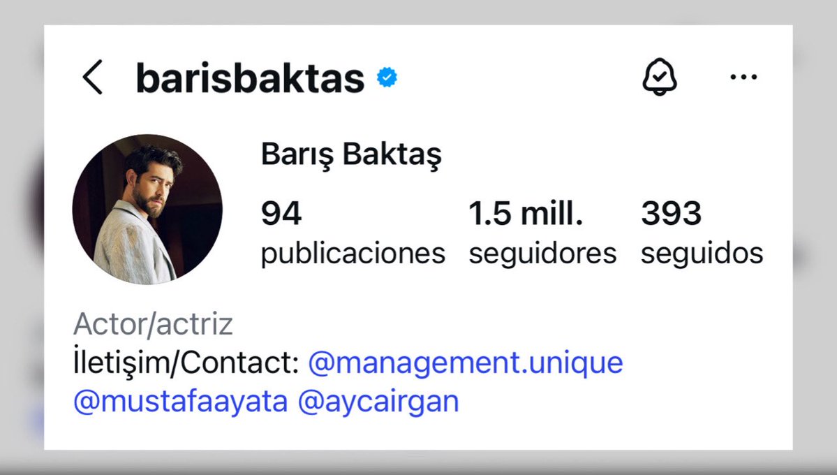 Fan Club Barış Baktaş RD🇩🇴 tweet media