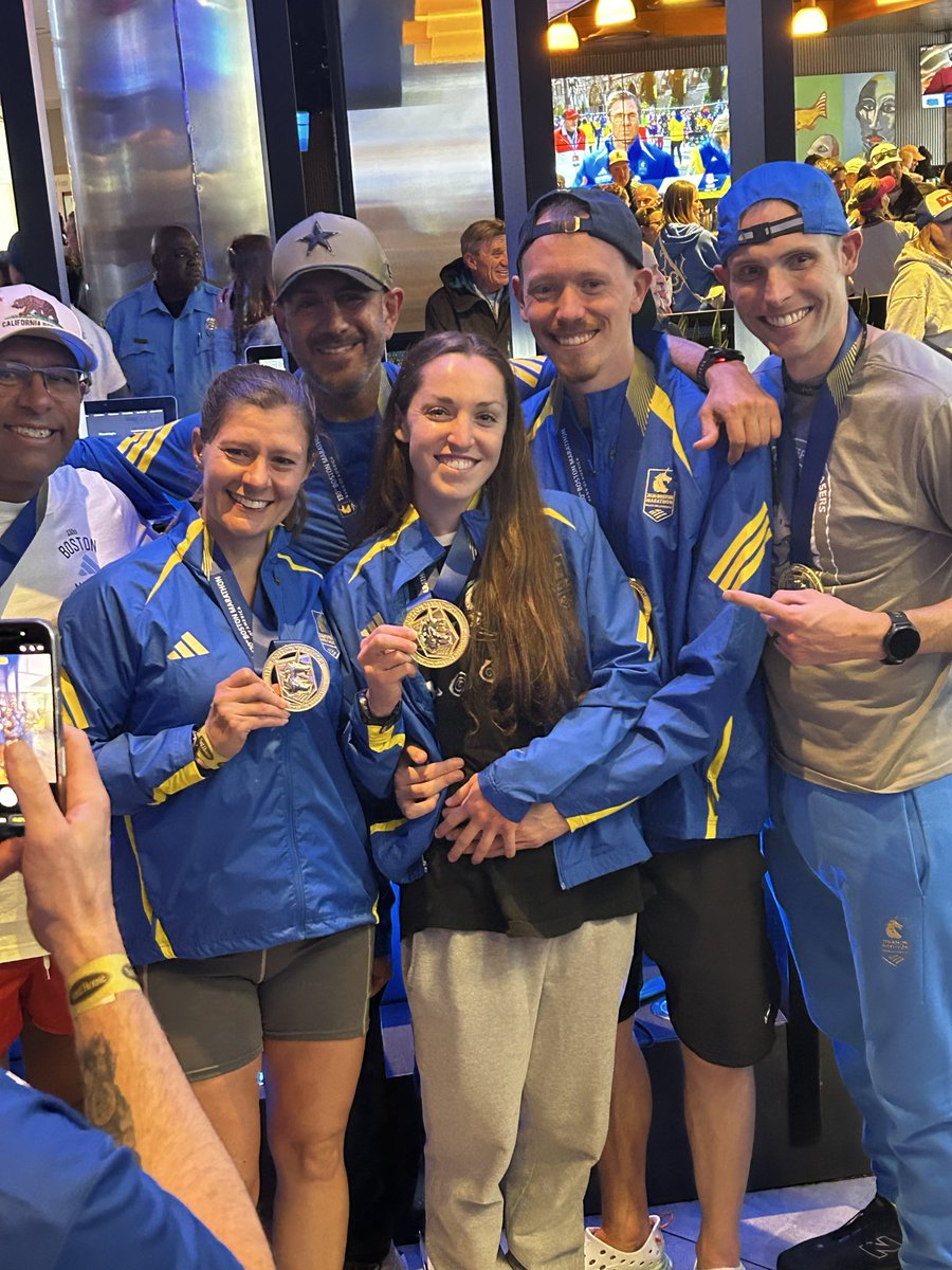 RunMikeAnderson's tweet photo. My 8th Boston, 20 years since my first, and closing out my non-Masters era with a 2:43:13 — fastest Boston yet.
Grateful for the support, the comeback, and the moment at the 130th @bostonmarathon #BostonStrong https://t.co/bKxc72q8Ef