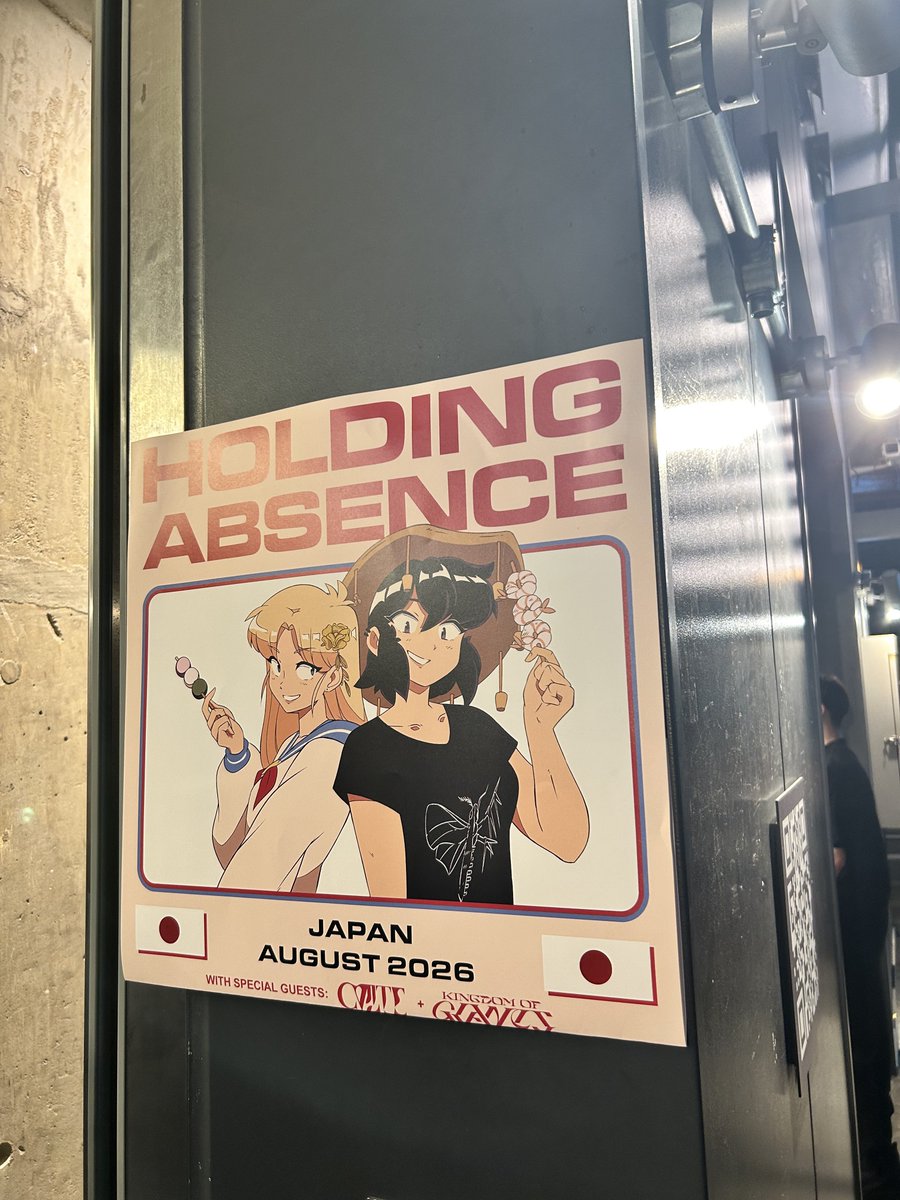 Holding Absence流石に今度の来日はツーデイくらいかましたい