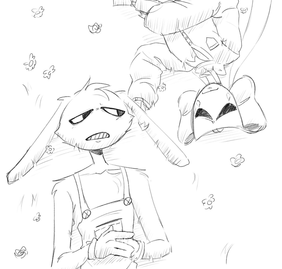 RensEKitten's tweet image. #ribbun fanart 🤔🤔