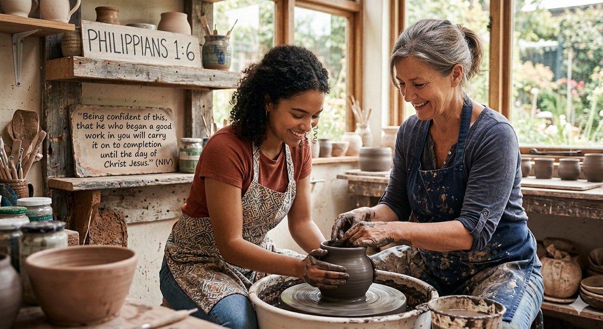 JohnGer24430535's tweet image. Hello:

Philippians 1:6:
"Being confident of this, that he who began a good work in you will carry it on to completion until the day of Christ Jesus.".

"...God is continuously working in the lives of believers, ... perfecting their faith.".

#MAGA MAHA!

God Bless,

John German