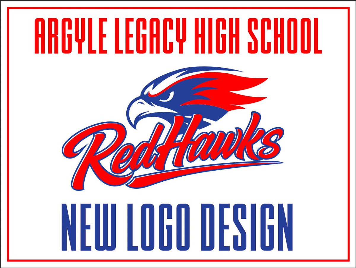 ArgyleISD's tweet image. Communications Department's Christopher Sayler leads a presentation unveiling the new Argyle Legacy High School logo and the process behind it. 

The RedHawks (red, white &amp;amp; royal blue) are now ready to fly in Argyle ISD! 

#TogetherWeSoAr | #ArgyleISD