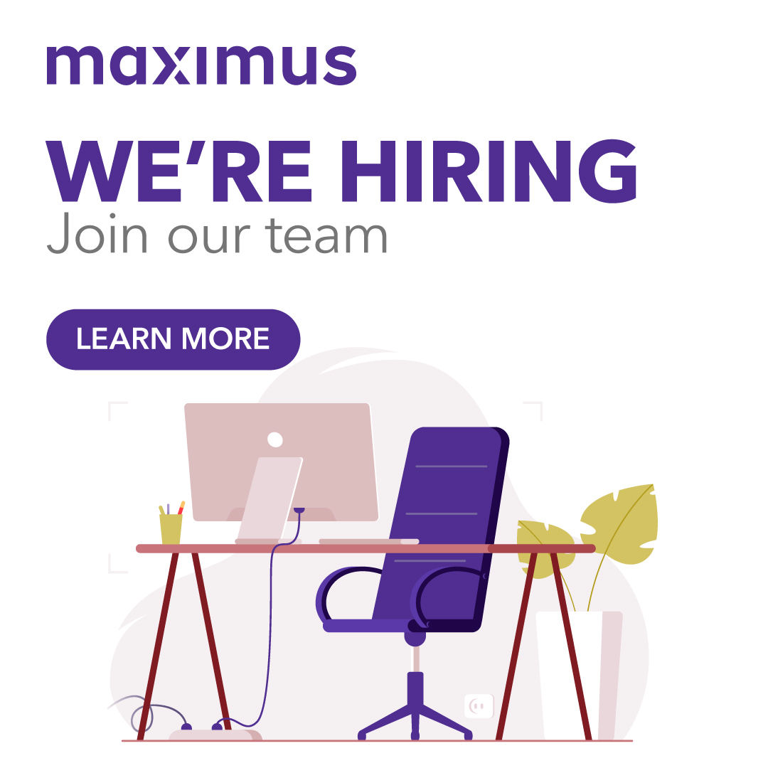 Maximus_news's tweet image. When you work here, it’s more than just a job — it’s a career. It means being part of a community that fosters growth, encourages collaboration, and empowers you to make a real difference.  

Explore these open opportunities: spr.ly/6018B6fy6A

#Hiring #BeGreatAtMaximus