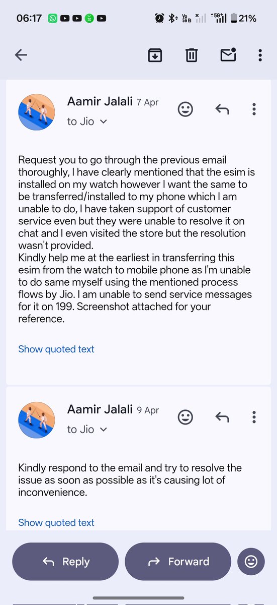 AAMIR_JALALI's tweet photo. @JioCare https://t.co/5Qm1v6yJKx
