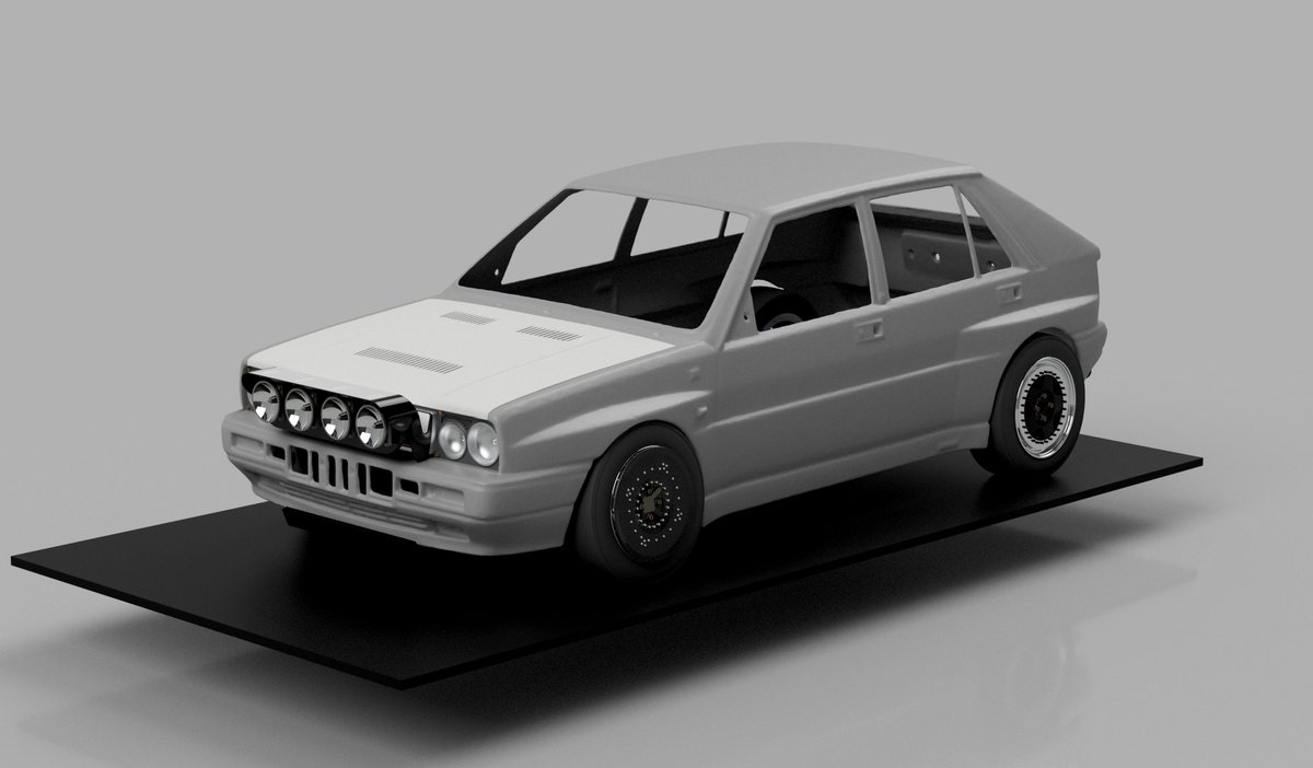 Akibama7B's tweet image. デルタ８Vボンネット

89WRCを作るときには発売済みのCP21を使っていただくと最高にカッコいいターマックデルタになりますよ！

歴代No1カッコいいマルティニカラーは８Vだと思ってるので（デカールは別に用意してください）最高のデルタを仕上げてくださいね。

#PLUSALFA #delta #Fusion #ZMC