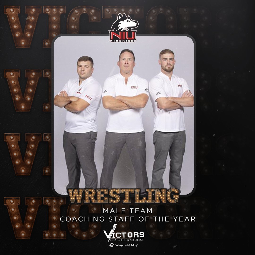 Congratulations to our Coaching Staff of the Year, <a href="/NIUWrestling/">NIU Wrestling</a> and <a href="/niuwomenstennis/">NIU Women's Tennis</a>