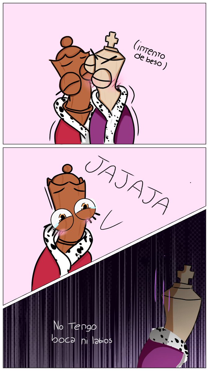 saeyoung707p's tweet image. ¡¡¡Mini mini cómic!!! Si, efectivamente para la segunda foto no tenía más pila ni ganas de chambear #tadc #Kinger #Queenie #comic #minicomic #digitalcircus #QueenieXKinger