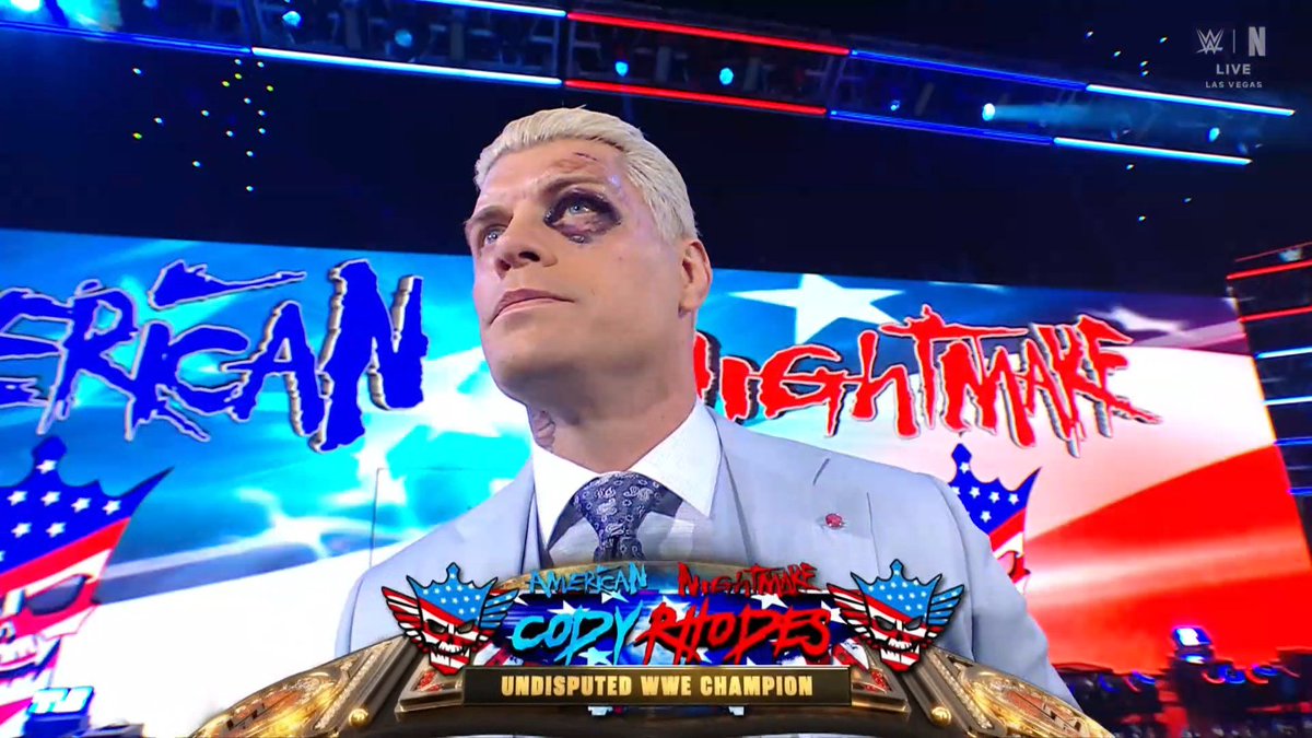 Cody Rhodes' eye looks gnarly.

#WWERAW