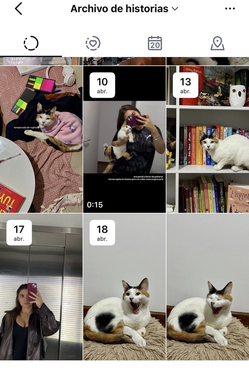 yo: mi instagram 
mi gata: nuestro instagram