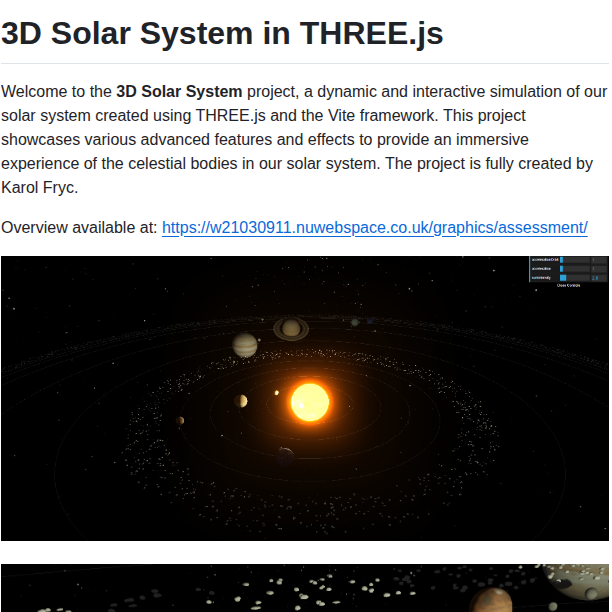_thegb_'s tweet image. 🚀 Descubra um universo 3D interativo: o Sistema Solar em realidade virtual, com rotas planetárias e dados em tempo real! Curioso? Veja a simulação que vai mudar sua visão do espaço. #SciTech #3D #Space github.com/N3rson/Solar-S…