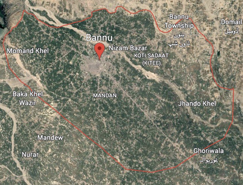 frontier_files's tweet image. Reports of a precision #UAV strike in the Ping area of FR Bannu, near #Domel, at approximately 9:45 PM. Initial ground reports indicate that a suspected #TTP position was targeted, resulting in 5-6 militant casualties. Monitoring the situation for further official confirmation.