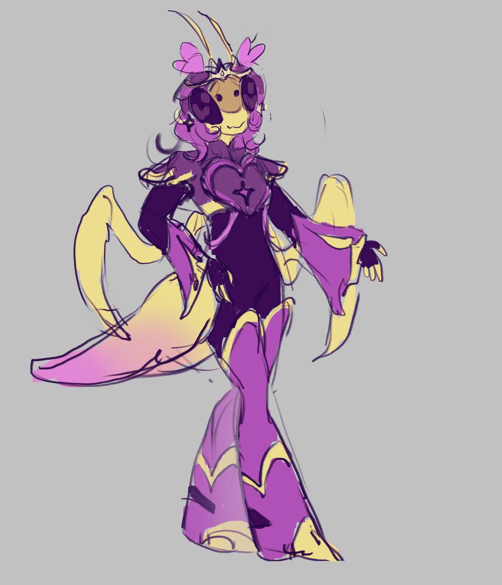 Novamelo_'s tweet photo. I tried my best bro 💔💔💔 
The thing is I really wanted to make a praying mantis like design because @yennswishes  inspired me so much ❤️ 
I feel so corny omg
#princezam #princezamfanart #theflightsmp #flightsmp https://t.co/wRF57trmJW