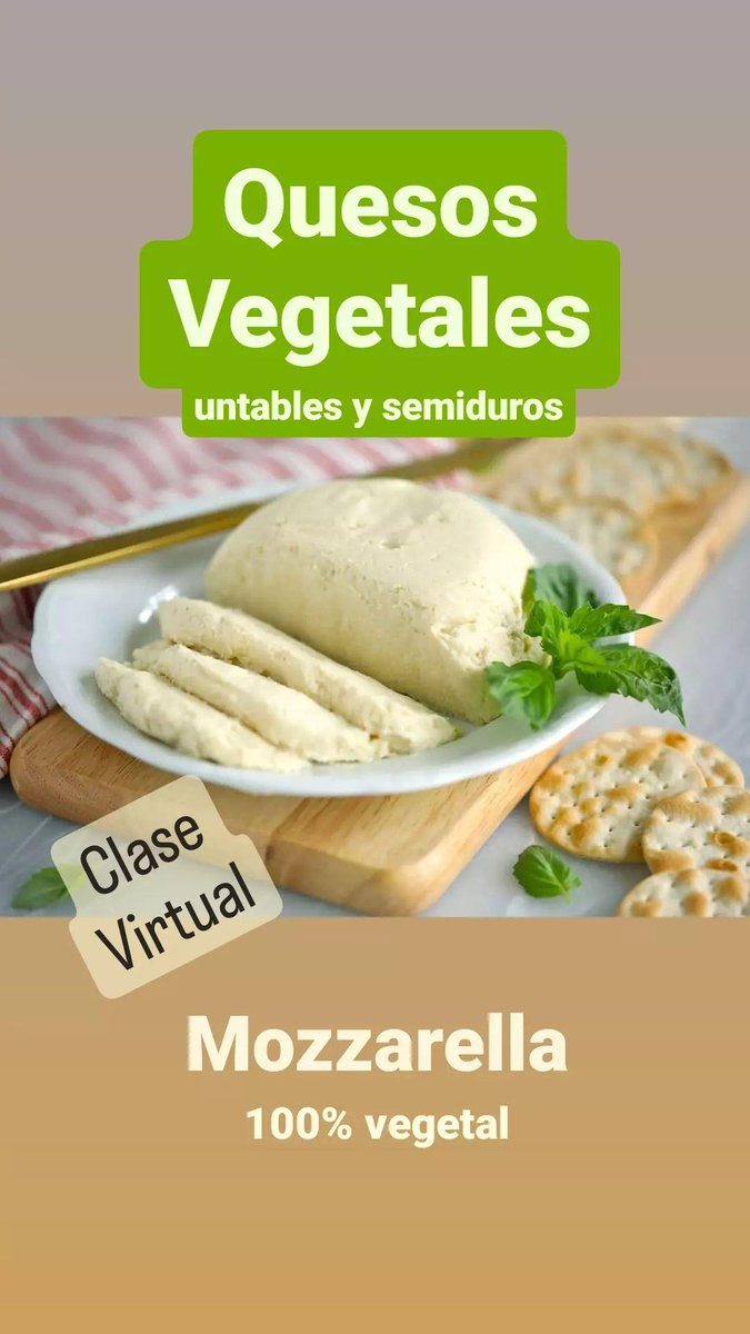 lalalaveganoyc's tweet image. 🧀🍕🥪
QUESOS 💯% VEGETALES
.
De papa, en dos versiones, tipo cheddar, provoleta, tipo parmesano, tipo cremoso, tipo mozzarella
.
⚠️ Si cursaste el Básico consultá por contenido EXCLUSIVO.
.
#Cocina #Vegan #Vegano #Veggie #CrueltyFree #DairyFree #aplv #pizza #PlantBasedFuture