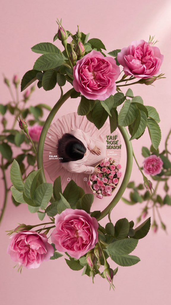 FalakCrtv's tweet photo. Taif Rose Season🌸
لحظة ازدهار لا تُشبه غيرها
شذى الطائف الذي لا يتكرر https://t.co/o57eEIPDfn