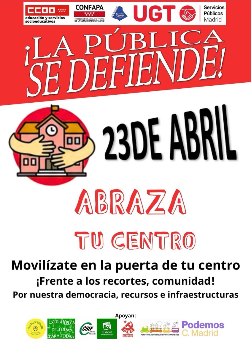 Educación IU Madrid tweet media