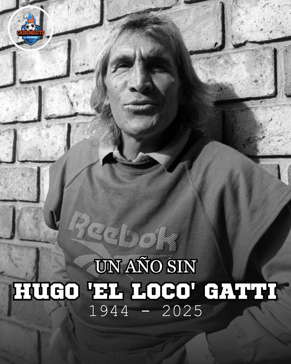 🖤 Se cumple un año del fallecimiento de nuestro Gatti.

🙏 Descansa en paz, 'Loco'.