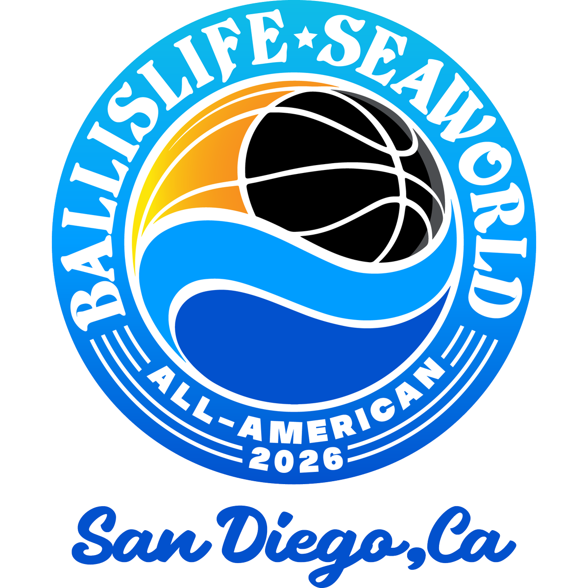 Ballislife's tweet photo. 2026 @Ballislife X @SeaWorld All-American Game Rosters Announced!

SeaWorld San Diego will host the 2026 Ballislife High School All-American (Boys &amp; Girls) Games at the iconic marine park, April 24-25.

ROSTERS + INFO 🔗 https://t.co/TcI9XTn8Q9 https://t.co/401TRW2ehg
