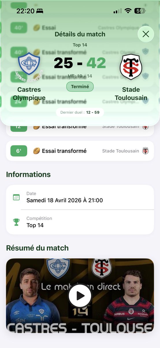 eMxPi's tweet image. Since @apple is not considering #Rugby in sports app, I’ve decided to build: Rugby Tracker. You can track your favorites teams across all the leagues/competitions they’re playing in, get a notification to start a live activity when their game is on!￼