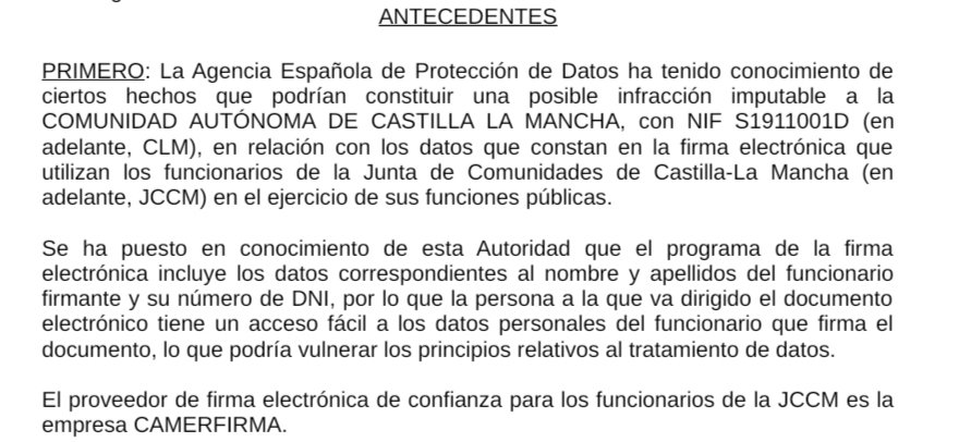 caty_pou's tweet photo. 📌 PS-00106-2025 (Publicado abril 2026)
✅  Firma electrónica: sobre datos personales del funcionario firmante.
💥 Infracción art. 5.1 c) del RGPD
💥 Infracción art. 25 del RGPD
https://t.co/8EaidinnVL https://t.co/IwSxJZvaqh