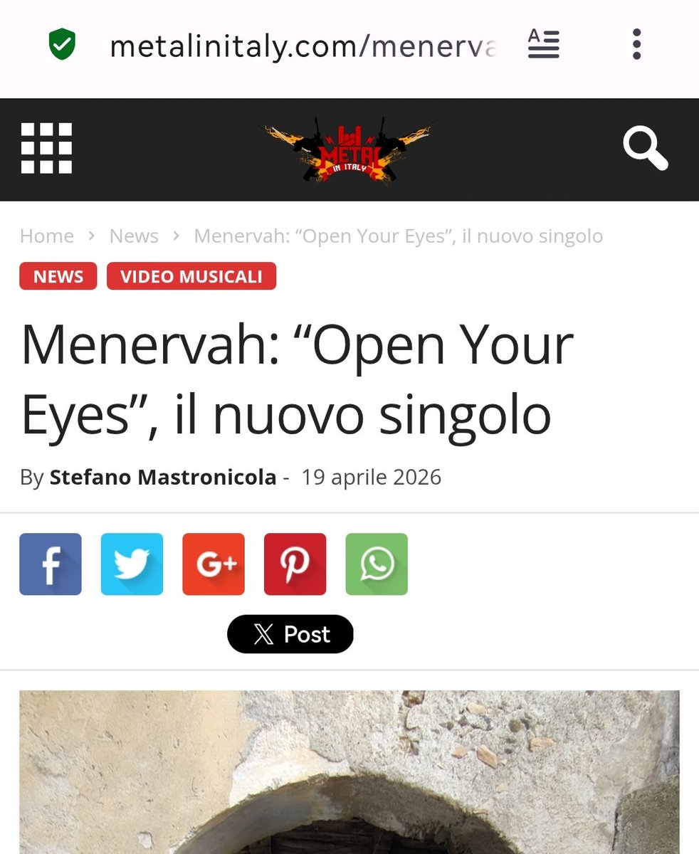 Menervah1's tweet photo. Thanks metalinItaly!

https://t.co/dxNmw3gAck

#menervah #metal #newsingleout #newrelease #spotify https://t.co/Hmzaj1pp7P
