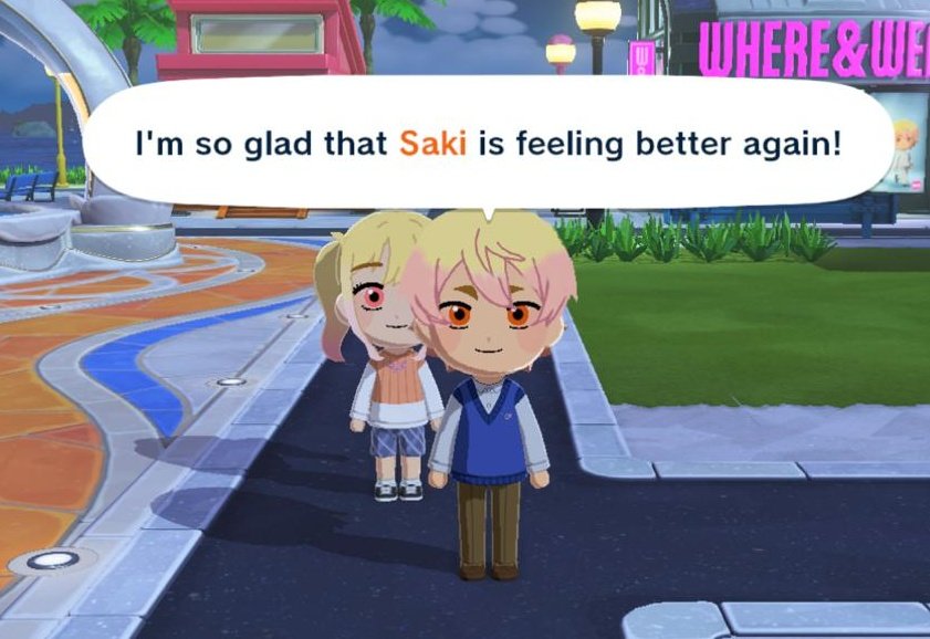 saki got rejected by emu and she was so upset and i grabbed tsukasa to talk to her and :((( aaannndddd :(((((((((((( he made her happy again :::::::((((((((
