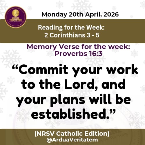 ardua_veritatem's tweet image. #Catholic #CatholicChurch #CatholicTwitter #CatholicX #MemoryVerse