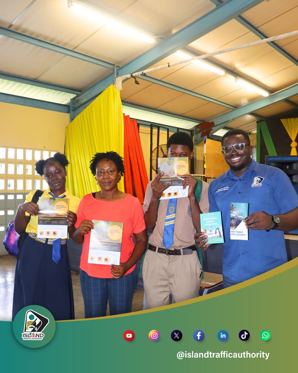 islandtrafficJA's tweet image. Last week, the team stopped by Marcus Garvey Technical High, Burnt Savannah Primary and Lethe Primary and Infant. The team also joined the St Thomas Health Department at their Healthy You Expo. #ITAOnTheRoad #PublicEducation