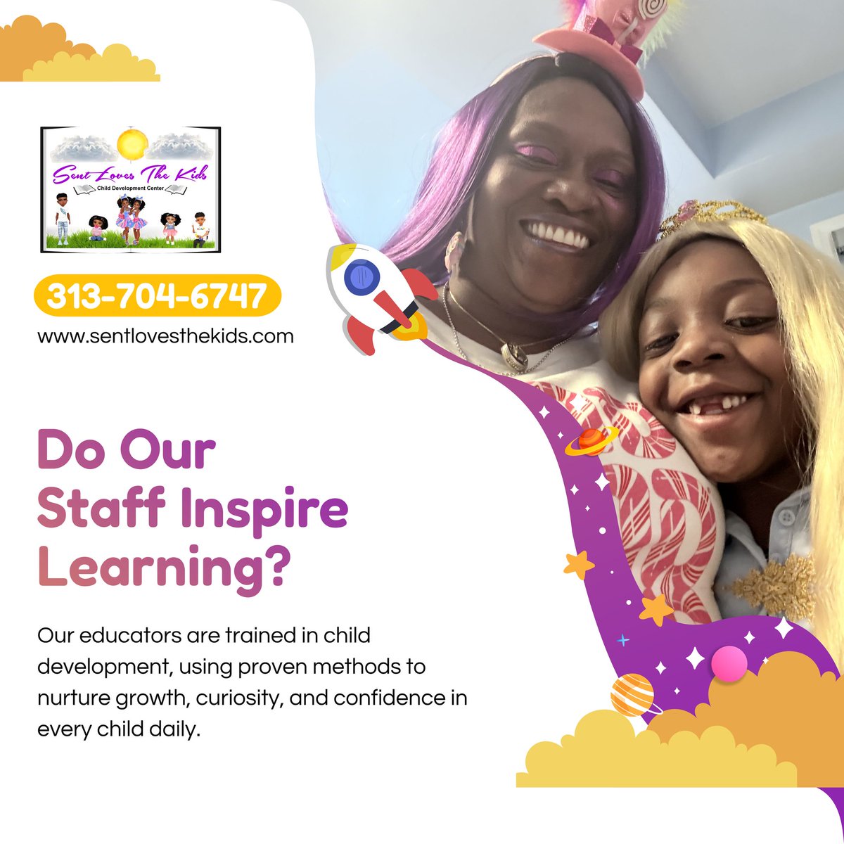 sentloveskids's tweet image. Our team is dedicated to providing consistent and informed care 📷📷 Ongoing training helps us support each child’s development with confidence and care. Contact us to learn more about our approach 📷
#DetroitMI #Childcare #ChildDevelopment