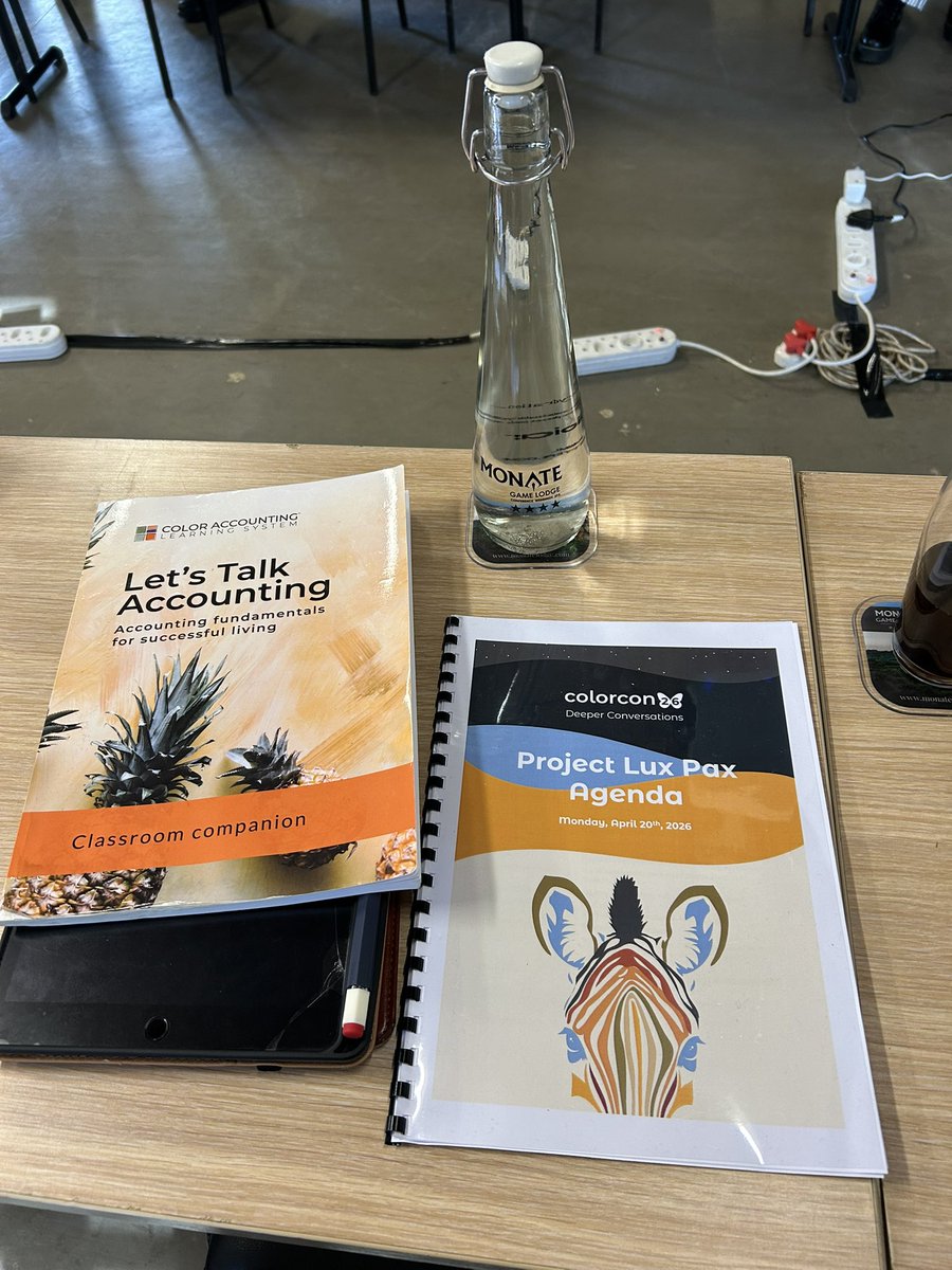 BusEdCrev's tweet photo. Opening day at #ColorCon26 (pre-conference) set the bar high with an educators day and I couldn’t be more energized by the S.A. teachers. It was extra special to learn & share along side @IFAC’s Neo Hlatshwayo!
#BusEdu #AccountingLit #FinLit @ColorAccounting https://t.co/Kd1ODLwAFw