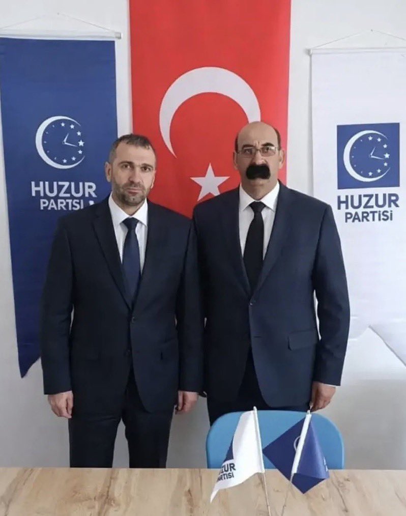 A_M_R_M1's tweet photo. 🚨 A Turkish official has become the talk of social media.

Orhan Avcı gained widespread attention after being appointed head of the local branch of the “Huzur” Party.

However, the controversy was not focused on the appointment itself, but rather on his personal photo.

“There is a face on his mustache,” users joked in comments online.