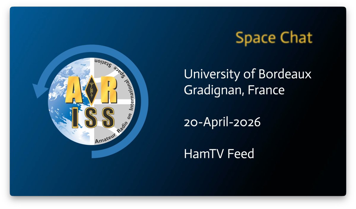 ARISS - Amateur Radio on the ISS tweet media