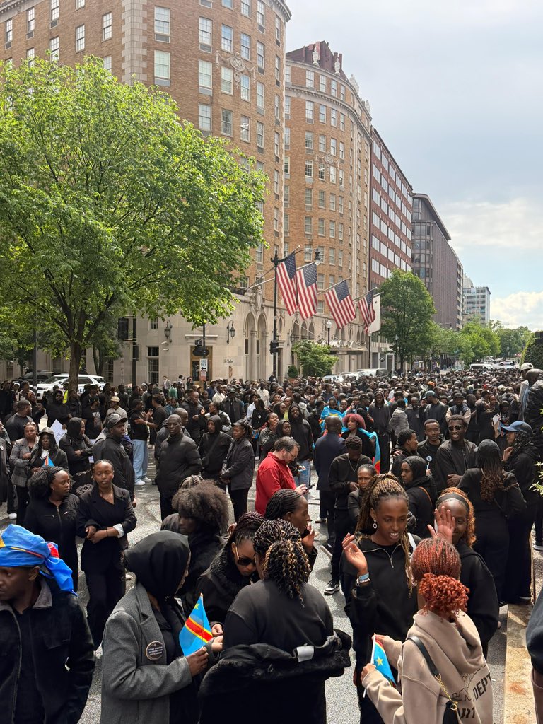 rmakrich's tweet photo. The persecution of the Banyamulenge people is not speculation it is a reality that deserves global attention. Today, thousands have gathered in Washington, D.C., coming from across the United States to peacefully protest what they see as a slow and ongoing genocide in Minembwe.

Members of the community are also stepping forward to speak, with individuals representing different states across the country addressing the crowd and sharing their perspectives and experiences. Their voices reflect the widespread concern and unity within the Banyamulenge diaspora.

Lives are at risk every day. Reports describe drone attacks targeting not only people but also livestock, devastating entire communities and livelihoods. More than 5,000 Banyamulenge have united in this demonstration to call for peace and to raise awareness about what they believe is being done to them by their own government under President Tshisekedi.

It is deeply concerning that, at the same time, the United States continues to engage in business with this government. No mineral deal or economic interest should outweigh the value of human lives. The situation demands attention, accountability, and action from the international community.

@US_SrAdvisorAF @SecBlinken @SecRubio @AlexMvuka @onduhungirehe @PatrickMuyaya @PrimatureRDC