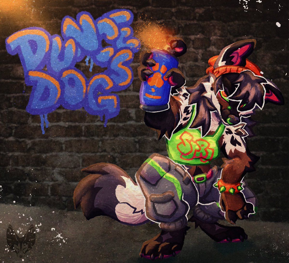 fauiine's tweet photo. 💥spraydog💥
(plus old artfight attack I never posted)
@DUNCEDOGS https://t.co/3vXytlez6d