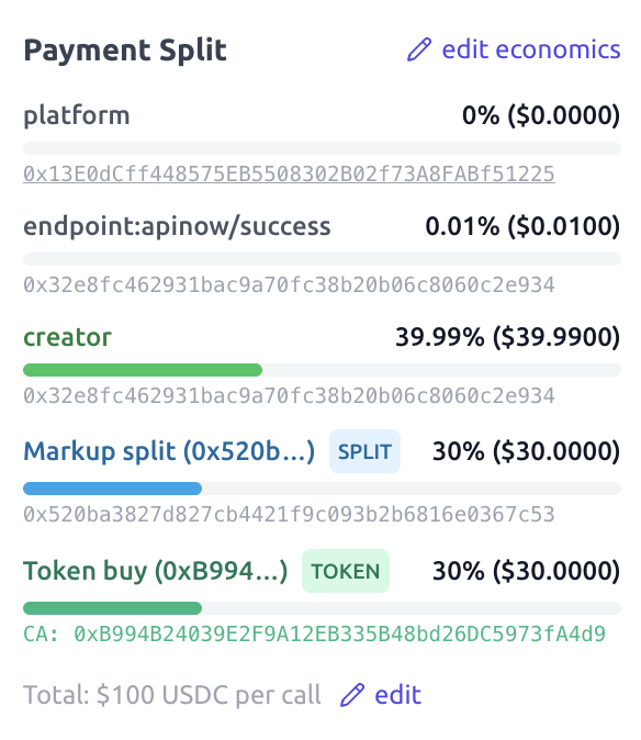 APINow Workflows can be made using AI Agents

Use a success endpoint and then split funds with a token buy

All from a prompt, then you can work the workflow API into your app

apinow.fun/workflows/2c0d…